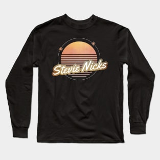 stevienicks retro dark moon Long Sleeve T-Shirt